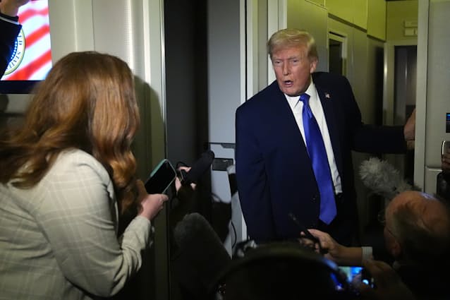 「私の支持」で自民圧勝と主張　トランプ氏