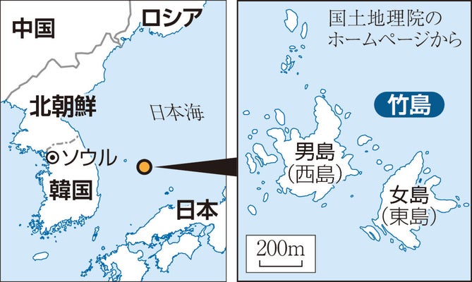 竹島に本籍置く日本人、２０２５年末で１１２人…２０年で４・３倍に