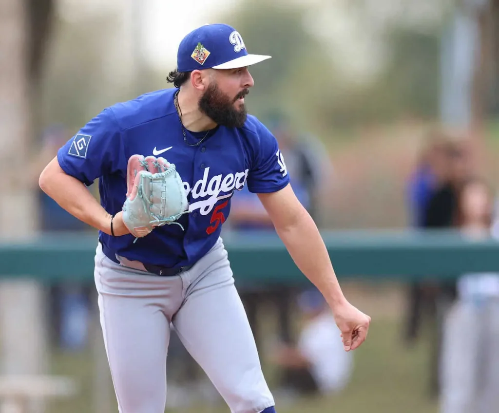 【野球】ドジャース・ベシアがキャンプ初ライブBP　大谷を三振で絶叫　昨秋に愛娘亡くし登板後は感極まる様子も