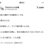 【悲報】わいわ信者、分数表記ができない……
