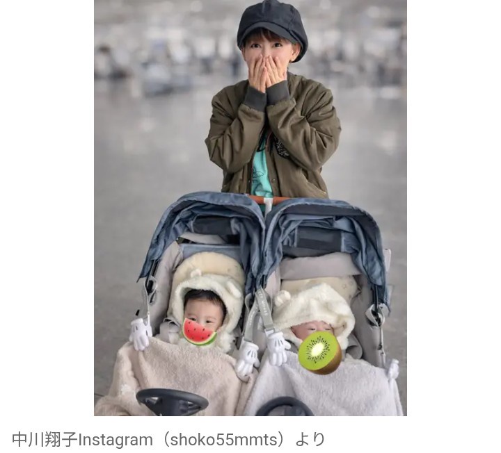 【芸能】中川翔子、双子用ベビーカーで“お散歩デビュー”報告 「赤ちゃんてこんなに笑うって知らなかった！」