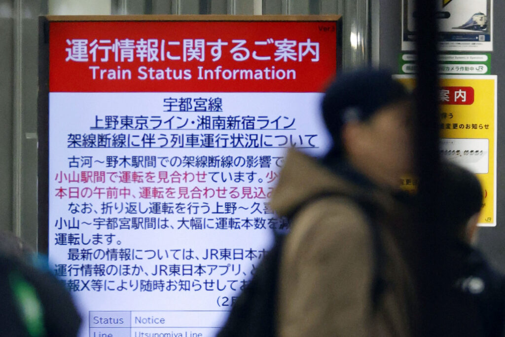 【JR宇都宮線】架線切断、100カ所以上の損傷、19万人影響