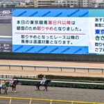 【競馬】JRA　2月7日の東京競馬は積雪のため8R以降の開催を取りやめ