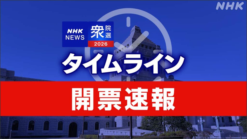 【Live】衆院選、開票速報　自民単独で過半数大きく上回る