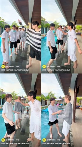 ［韓流］NCT WISH「あっち向いてホイ」のショート動画　再生1億回超