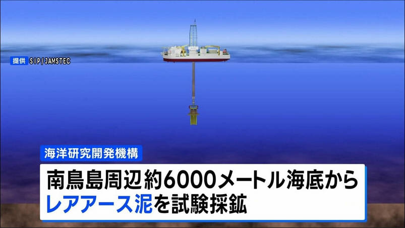 【速報】レアアース泥、水深６０００ｍからの引き上げに成功