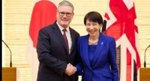 高市早苗聖帝、負傷して使い物にならなくなった右腕で英・スターマー首相と昨夜ガッチリ握手していた…