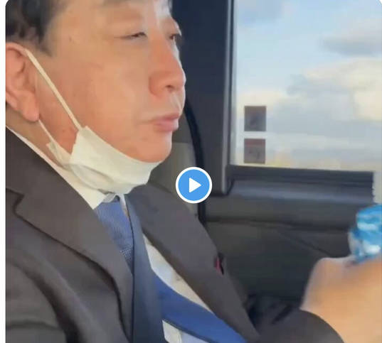 中革連・野田氏、ウィダーインゼリーを飲む動画をアップロード