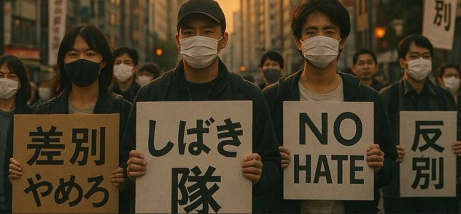 【読売新聞】しばき隊（30代会社員）『抗議が怖い人がいれば申し訳ないが表現の自由のぶつかり合い』