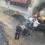 中国製EV、炎上事故で“脱出不能”の恐怖🔥💀🚗🔥