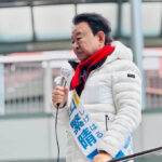 【兵庫8区】青山氏終盤先行も支持者危機感、街頭妨害で緊張