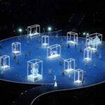 イタリア、オリンピック開会式は巨大な螺旋状ステージを使った印象的な演出で幕を開けた