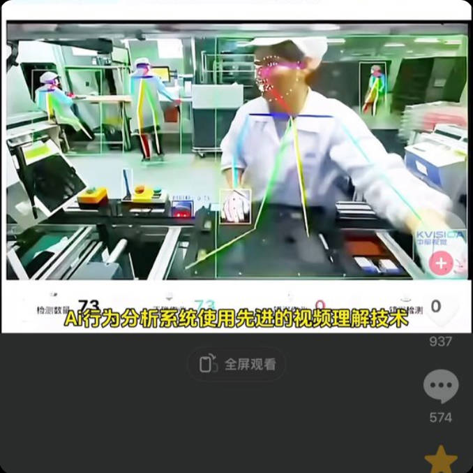 中国企業、工場労働者を指先から表情まで『リアルタイム監視』するAIカメラの映像公開w