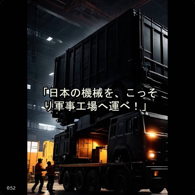 【対中国／GPSやジャイロセンサーを使って、無断移設を監視】軍事技術に転用させない日本企業（DMG森精機）の知恵！！