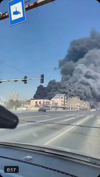 【真偽不明】山東省?博市の人民解放軍施設で爆発！！広東省汕頭市の爆発から24時間以内に2回目の大規模爆発が発生！