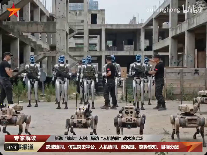 【悲報】中国のロボット軍、マジでSFの世界WW