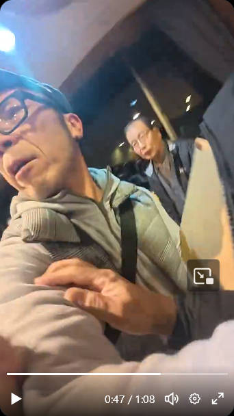 【しばき隊】藤沢モスク説明会終了後、しばき隊の「笹原大祐」が住民に詰め寄り大混乱