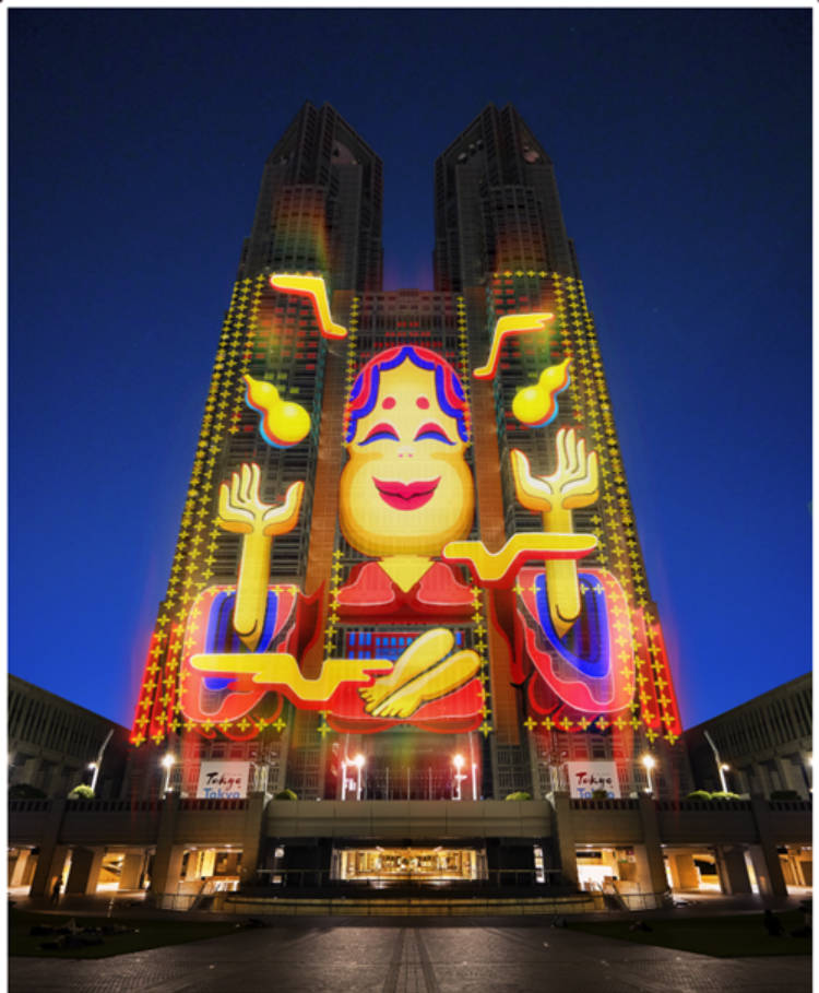 【都庁プロジェクションマッピング】「キモい」とXで批判集中