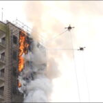 フランス人、中国の超高層ビル火災用ドローンの消火訓練映像を見て感激。　「さすが中国すごい！」