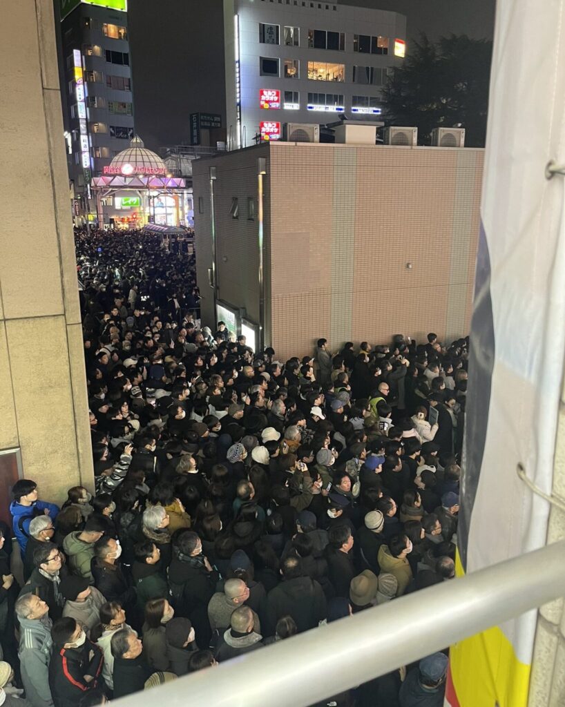 高市首相、阿佐ヶ谷にて応援演説。凄い人の数😳