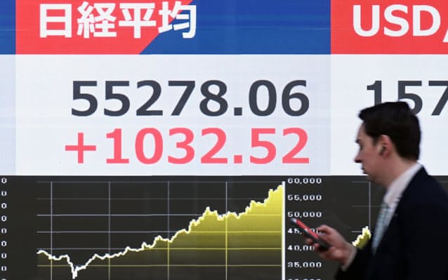 【株価】日経平均1032円高　悲観一時後退も拭えぬ中東リスク