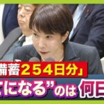 【備蓄放出のタイミング】高市総理は「254日分ある」と説明…あてになるのは146日分？イラン情勢悪化で懸念される「ガソリン値上げ」