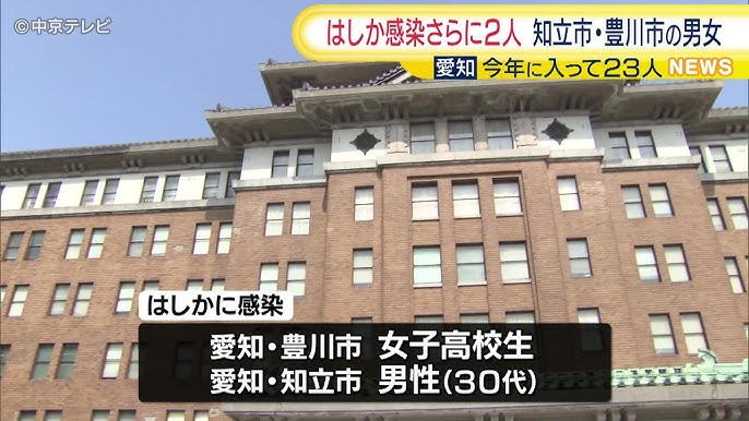 愛知 新たに２人のはしか感染を確認 豊川市の女子高校生と知立市の男性（30代）