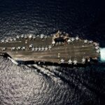 【速報】イラン革命防衛隊、米空母エイブラハム・リンカーンに4発の弾道ミサイル発射。