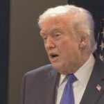 トランプ大統領　イランの反撃は「予想より小規模、倍を考えていた」