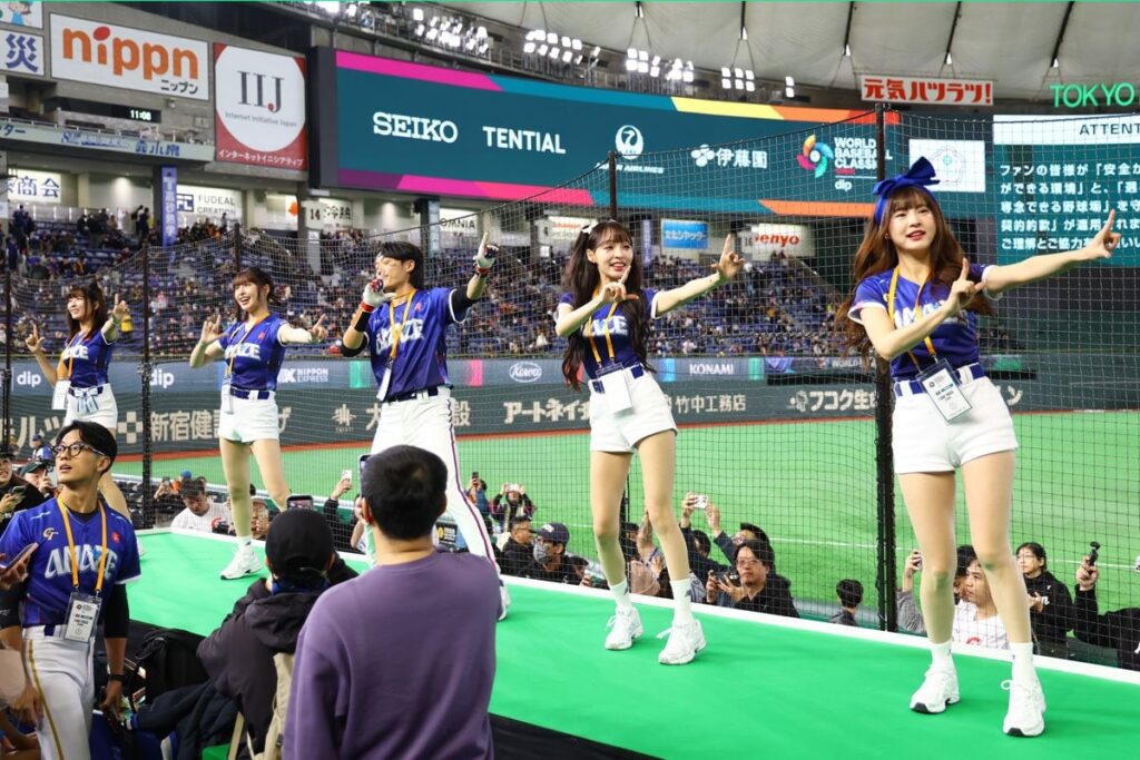 【ＷＢＣ】 台湾ファンが東京ドームをジャック　美女チアガール軍団も襲来