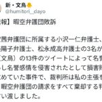 【速報】暇空弁護団敗訴