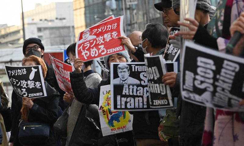 イラン攻撃「日本政府、はっきりNOを」　大阪と広島で抗議活動 | 毎日新聞