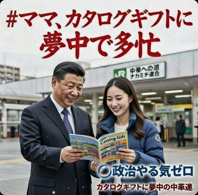 ママ、カタログギフトに夢中