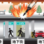 このシェルターはもう一杯です。日本国政府1000 万人はいれるシェルター建造へ。10人に9人は入れない