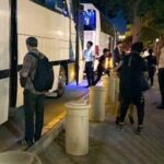 イラン在留邦人　陸路でアゼルバイジャンに到着