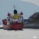 瀬戸内海の男木島付近で韓国船籍のオイルタンカーが座礁