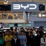 「あり？」かもBYD。車体下部から後輪モーターが丸ごと脱落
