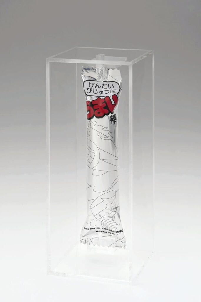 うまい棒「げんだいびじゅつ味」１１５万円で落札…開封できない鑑賞用の美術品