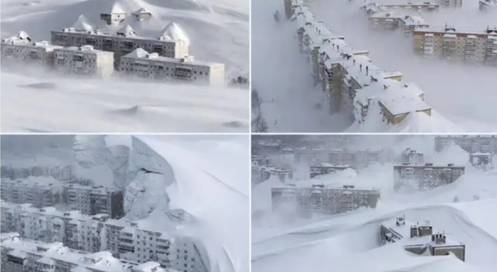 「AI映像じゃなかった？」…ロシア・カムチャツカ、アパート10階相当の積雪で都市機能麻痺