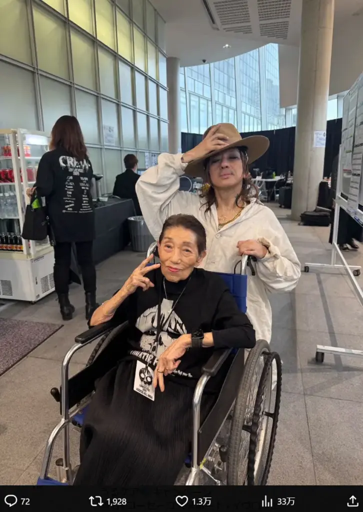 東海林のり子さん　“ルナフェス”控え室で「嘘でしょう」ミュージシャンと2S「貴重」「うらやましい」