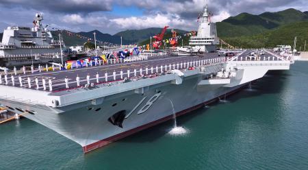 【中国】中国軍、空母3隻常時運用体制に　新型「福建」就役、米国けん制