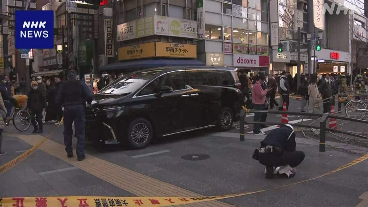 【大阪】なんば駅近く 車が複数の歩行者と衝突 3人けが