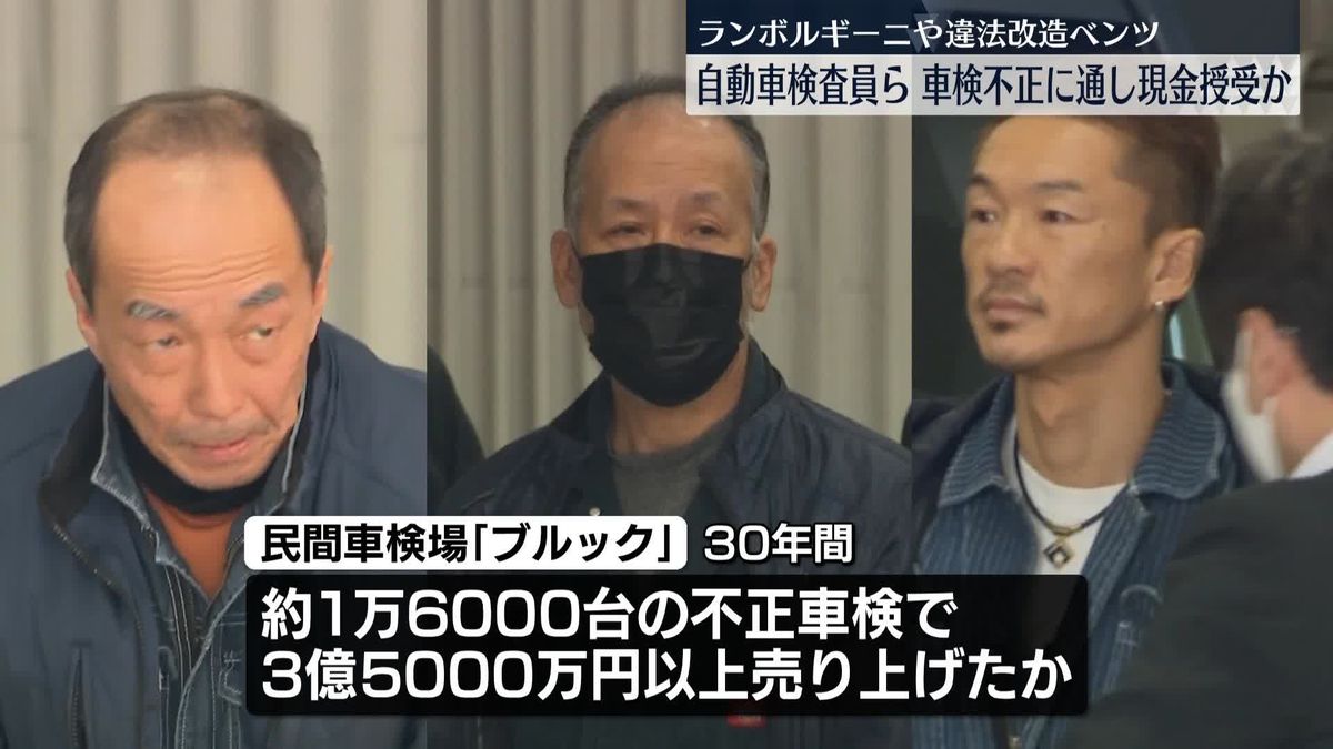 【民間車検場】30年間で約1万6000台…違法改造の「ベンツ」など車検通し現金授受か　自動車検査員の男ら検挙