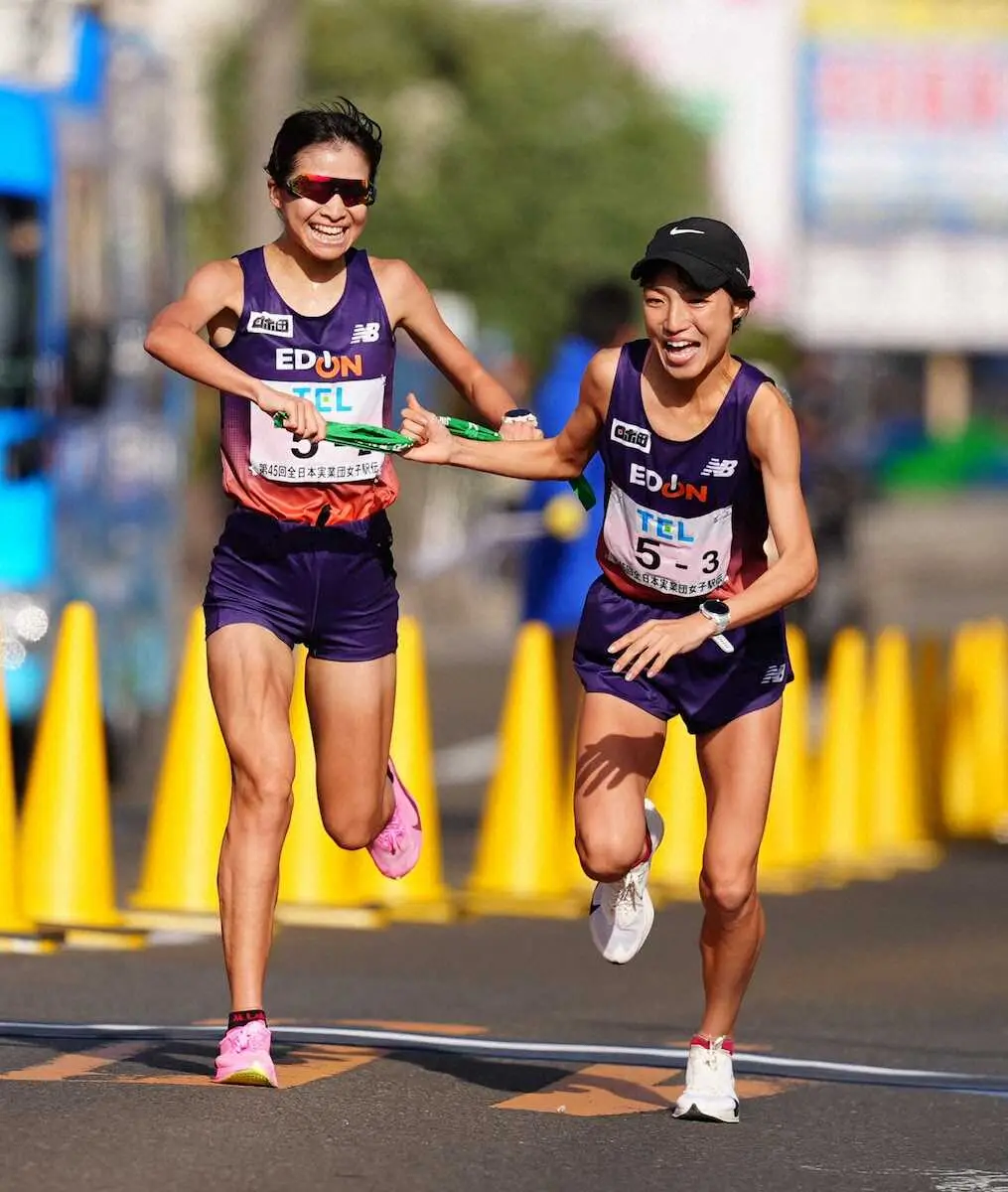 【陸上】クイーンズ駅伝　エディオンが涙の初優勝！外国人なしのオール日本人“なでしこ軍団”が快挙　32度目挑戦で歴史