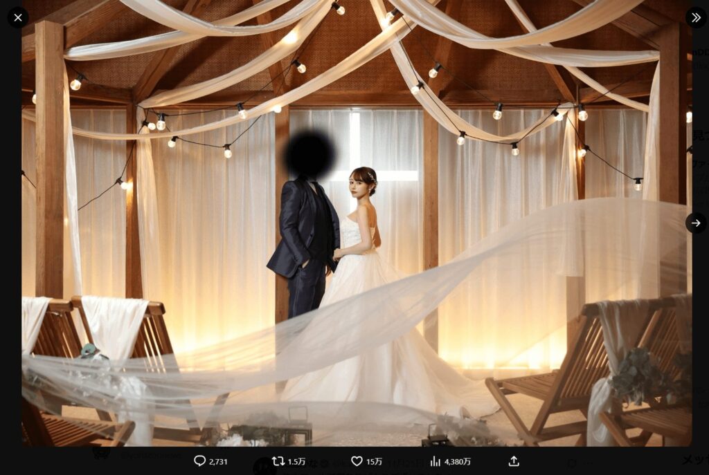 結婚発表のたぬかな、夫は180cm　「独身じゃないと売れないかなと思った」「隠していてしんどい。最近ボロが出て」