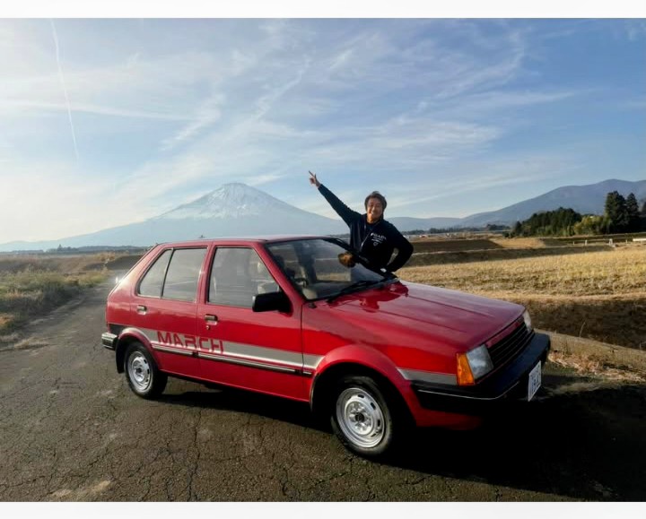【芸能】近藤真彦、約40年ぶりに初代マーチ購入「マッチのマーチがあなたの街にマッチする」　レストアの学生にも感謝