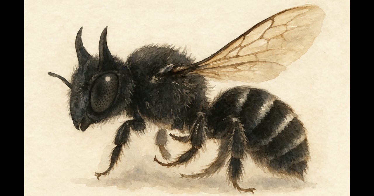 【昆虫】”悪魔の角”をもつ新種の蜂を発見、「ルシファー」と命名