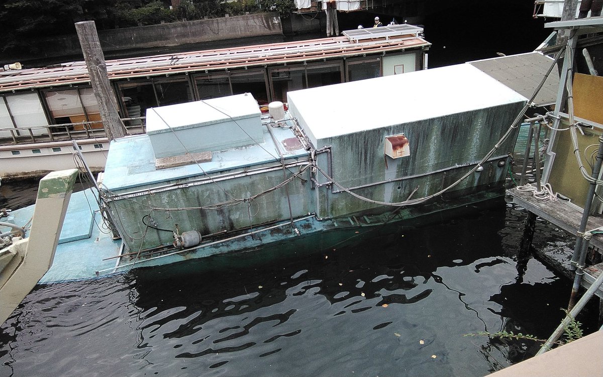 【速報】戦艦比叡搭載の内火艇沈没！