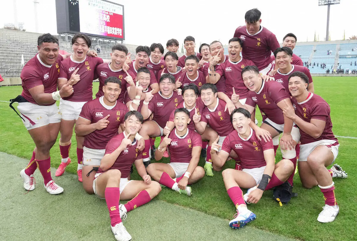 【高校ラグビー東京第一地区】目黒学院が58―5の大勝で6大会連続の花園切符　トンガ出身のNo・8ロケティ2トライ/ 目黒学院58-5東京朝鮮