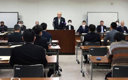 【ラブホ面会辞職】小川氏の前橋市長再選出馬が焦点　説明会に7陣営　小川氏や陣営関係者は確認できず